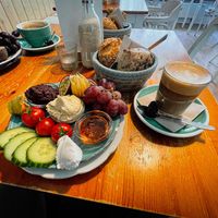 Vegan Breakfast (w/ vegan honey)   at Café NiMo in Leipzig