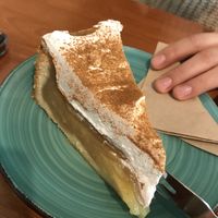 vegan swedish apple pie  at Café NiMo in Leipzig