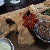 Vegan wings  at Eden in Hot Springs