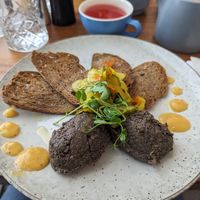 Mushroom pate at Ma Maison in Akaroa
