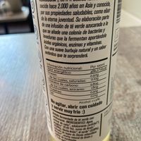 They have 2 flavors of kombucha (vegan & organic), the ginger one I took was good at Faborit in Madrid