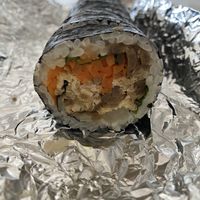 All vegan!  at Bomulseom Kimbap - 보물섬김밥 in Seoul