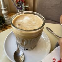 Soya latte  at Caffe Dolce Amaro in Florence