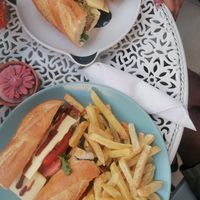 BLT and Ham & Cheese baguette at Little Bear in Pireas