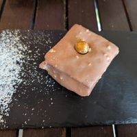 Donuts cuadrado de ferrero at Cafe Macondo in Mallorca