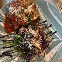 Lasaña de verduras   at Cafe Macondo in Mallorca