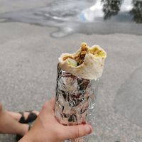 Vegan kebabrulle at Torino Pizzeria in Gaevle