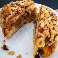 Hazelnut pain ah chocolat at Kinship in Driffield