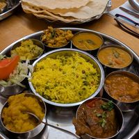 Vegan thali. at Sagar Vegan & Vegetarian Restaurant - Covent Garden in London