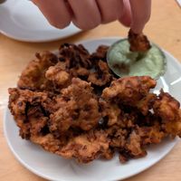 Onion bhaji at Sagar Vegan & Vegetarian Restaurant - Covent Garden in London