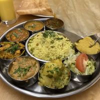 Vegan thali  at Sagar Vegan & Vegetarian Restaurant - Covent Garden in London