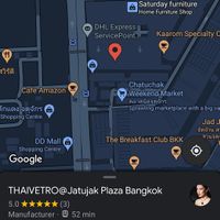 Red marker is the location! at ThaiVetro in Bangkok