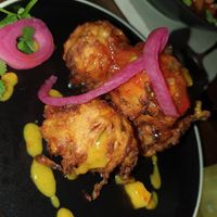 Sweetcorn fritters   at Turtle Bay in Blackburn