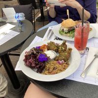 Ignore my mom’s meat burger. This bowl was amazing although fritters where a bit too oily at Invernadero in Buenos Aires