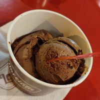 Chocolate fondonte at La Nocciola in Tirana