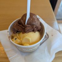 Dark chocolate and passion fruit at La Nocciola in Tirana