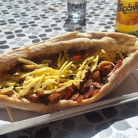 Soy Kebab at Mozzarella Pit Stop in Crete