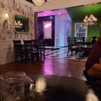 Inside at Pimiento Tea Room in Holly Springs