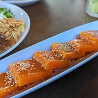 Chickpea Tofu at Burma Superstar in Oakland