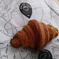 Croissant at Grain Trip in Bucharest