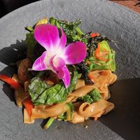 Fried rice noodle spicy at My Thai in Nuremberg