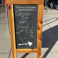 The sign out front. at The Wild Chickpea - Pop Up in Phoenix