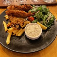 Vegan Fish & Chips  at Cataract on Paterson in Launceston
