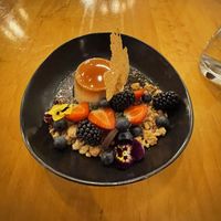 Galangal Crème caramel  at Cataract on Paterson in Launceston