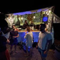 The food truck at Madre Vegetariana in Tulum