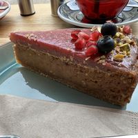 “cheesecake"  at Mama Earth - Vegan Bistro in Gyor