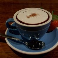 Vegan hot Chocolate with rum at Howl in the Bar - 하울인더바 in Seoul