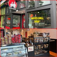 Inside the deli  at Ben & Esther's Vegan Jewish Deli in Portland