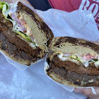 Grand Puba  at Ben & Esther's Vegan Jewish Deli in Portland