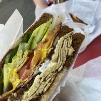   at Ben & Esther's Vegan Jewish Deli in Portland