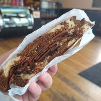 Corned beef sandwich at Ben & Esther's Vegan Jewish Deli in Portland