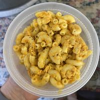 Half pound of macaroni salad!!!  at Ben & Esther's Vegan Jewish Deli in Portland