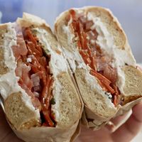   at Ben & Esther's Vegan Jewish Deli in Portland