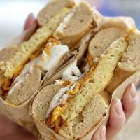   at Ben & Esther's Vegan Jewish Deli in Portland