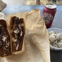   at Ben & Esther's Vegan Jewish Deli in Portland