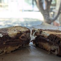 Reuben at Ben & Esther's Vegan Jewish Deli in Portland