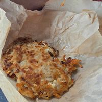 Latke at Ben & Esther's Vegan Jewish Deli in Portland