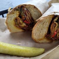 Vegan Philly Cheese Steak at Ben & Esther's Vegan Jewish Deli in Portland