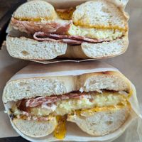 Bacon, Egg, & Cheese at Ben & Esther's Vegan Jewish Deli in Portland