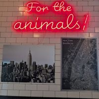 Interior at Ben & Esther's Vegan Jewish Deli in Portland
