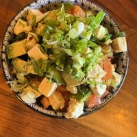 Avo & Tofu (warm) saladd  at RAKKAN Ramen - Long Beach in Long Beach