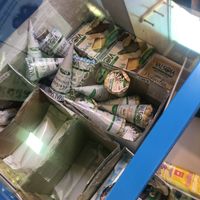 ice cream window  at Zrno do Zrna in Ljubljana