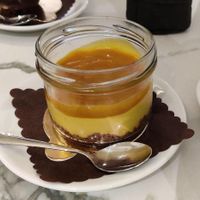 Mango cheesecake at Cortese Café 900 in Florence