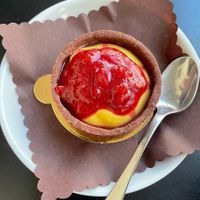 Raspberry cake, 6-7€ at Cortese Café 900 in Florence