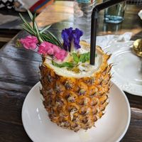 Pineapple turmeric shake at Khao Kwan in Koh Chang