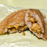 Rare salted bean Pancake, tastes like Tau sar piah, yummy at AAA Pancake - 麥煎粿 in Central Singapore